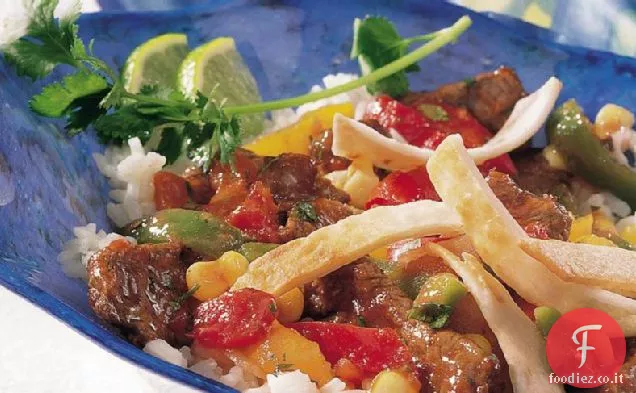 Ciotole di Fajita di manzo