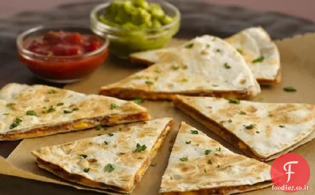 Quesadillas di fagioli veloci