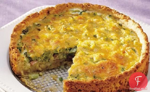 Torta di prosciutto e Cheddar