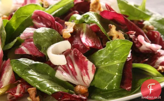 Insalata di Cicoria e rucola con Vinaigrette al miele