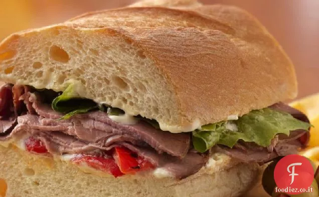 Panino al Roast Beef in anticipo