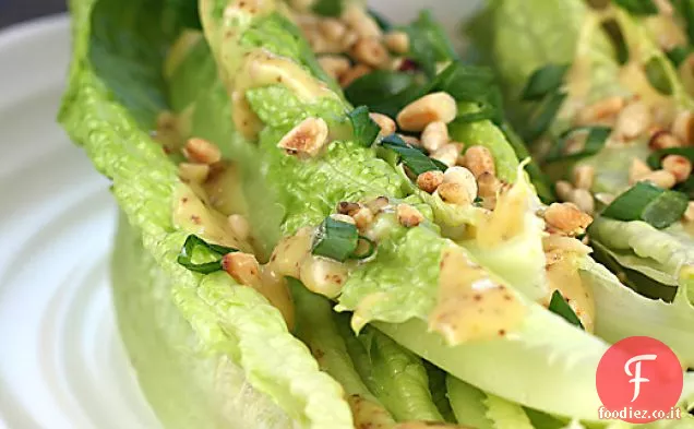 Cuori Romaine con condimento di miso-senape