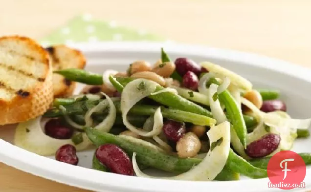 Insalata di finocchio e tre fagioli