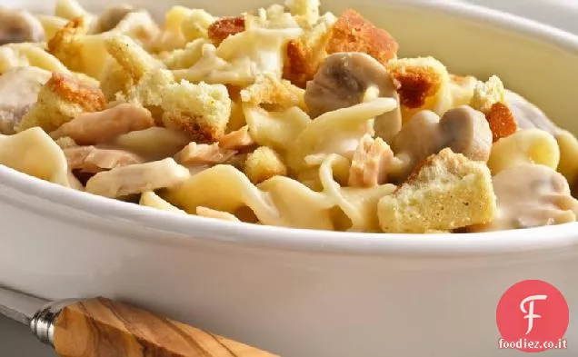 Cena con padella di tonno