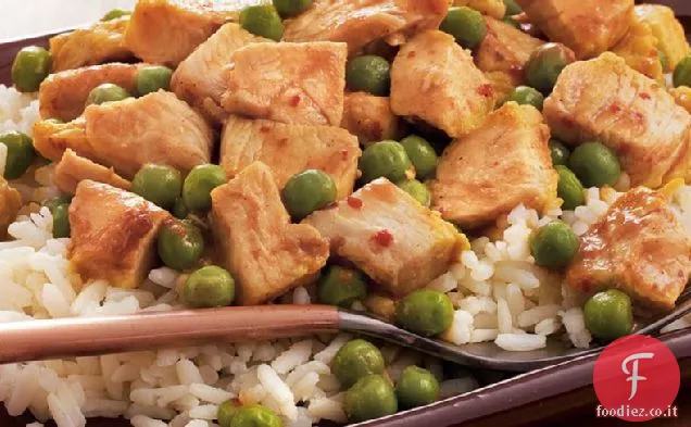 10 minuti di pollo al curry