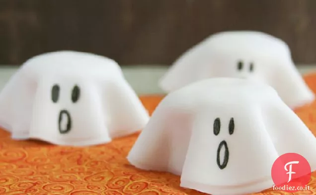 Stack di biscotti fantasma di Halloween
