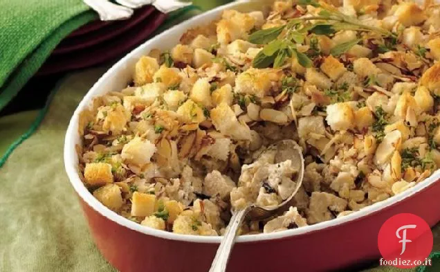 Casseruola di pollo e riso selvatico