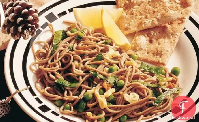 Tagliatelle di Soba con salsa di zenzero