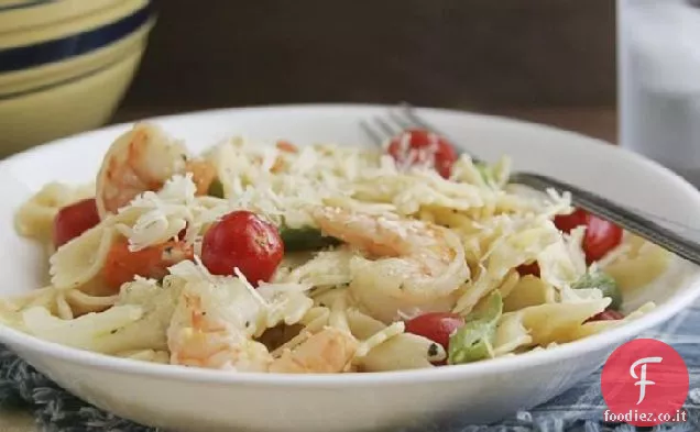 Limone Erba Gamberetti e pasta