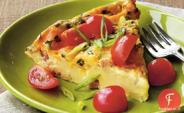 Torta di prosciutto piccante incredibilmente facile