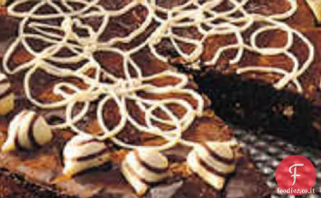 Brownies di caramelle bianche