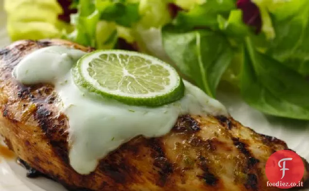 Pollo Margarita alla griglia con salsa allo yogurt