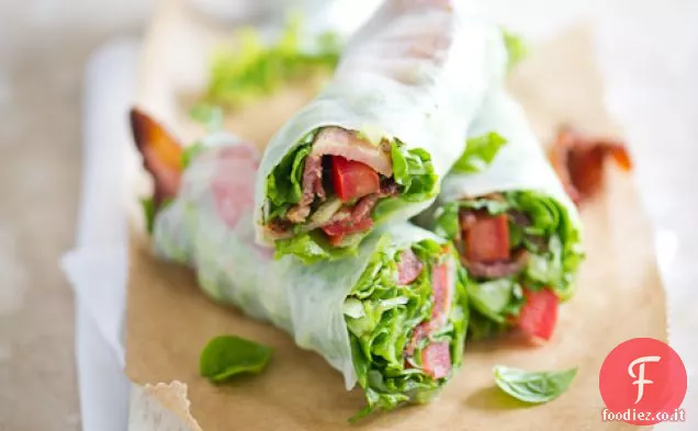 Pancetta Lattuga Pomodoro (blt) Involtino primavera