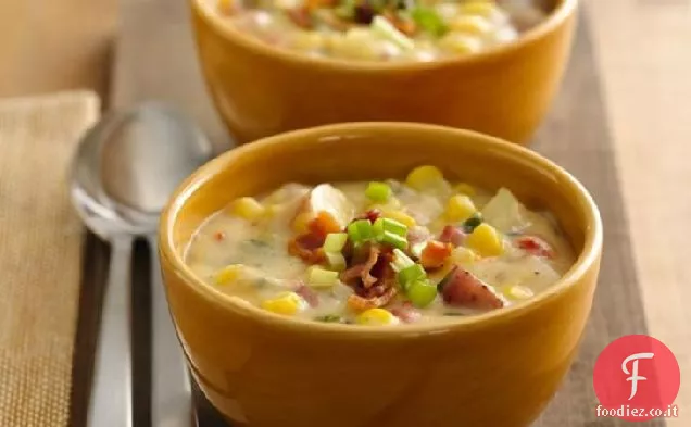 Zuppa di mais di patate sud-ovest