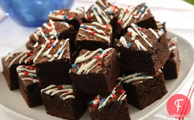 Brownies a stelle e strisce