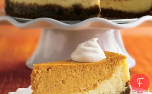 Cheesecake di zucca a strati