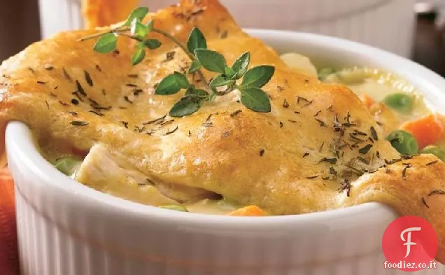 Mini Crescent pollo pentola torte