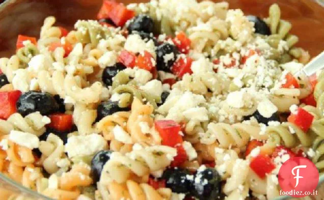 Insalata di pasta Rossa, bianca e Mirtillo