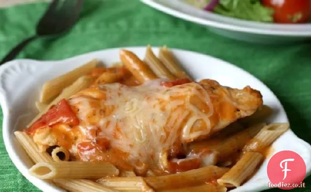 Pollo cremoso al pomodoro a cottura lenta