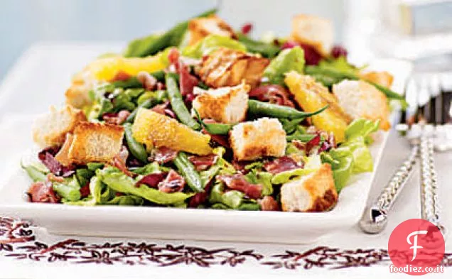 Radicchio, Fagiolini Verdi e insalata di lattuga dolce