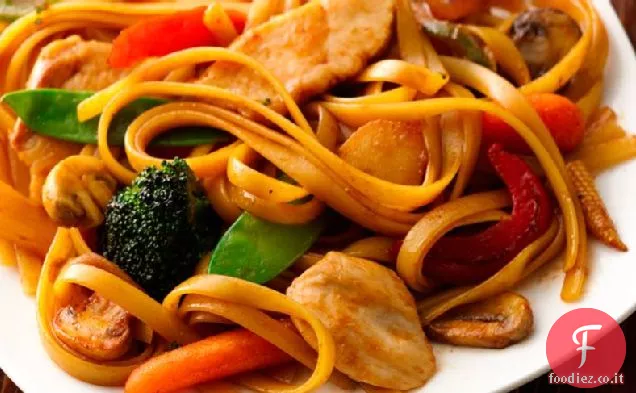 Shanghai Pollo e tagliatelle