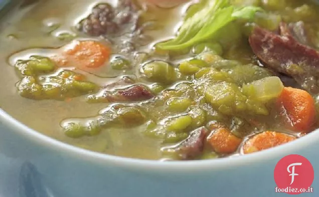 Zuppa di piselli a cottura lenta