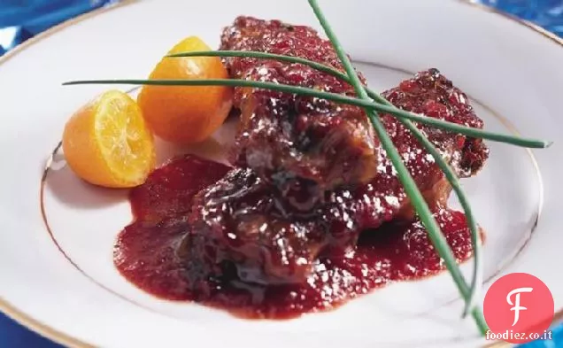 Costolette di Cranberry-Barbecue