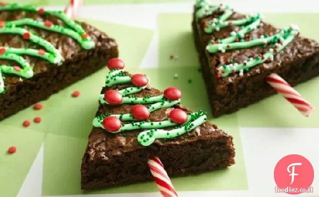 Brownies albero di vacanza