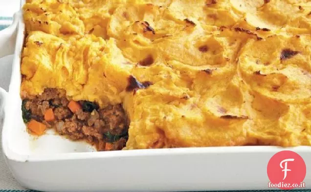 Torta di pastore con patate dolci