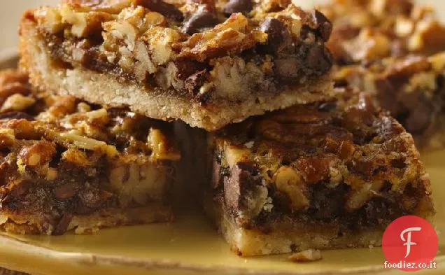 Barrette di cioccolato Pecan Pie