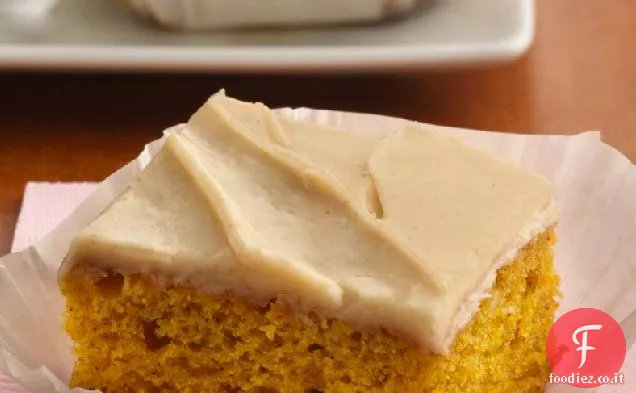 Barrette di zucca alle spezie arancioni con glassa al burro rosolata