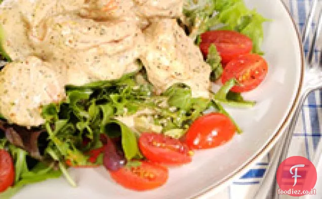 Insalata di gamberetti e avocado di Emeril con Remoul in stile New Orleans