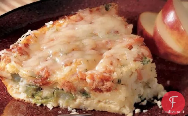 Torta di asparagi di salmone incredibilmente facile