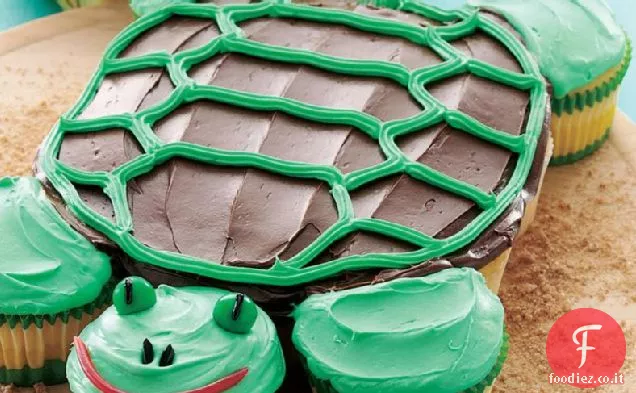 Cupcakes tartaruga estraibili
