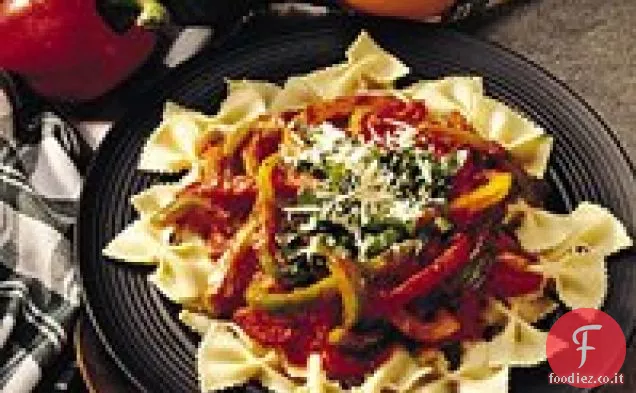 Pasta a tre peperoni