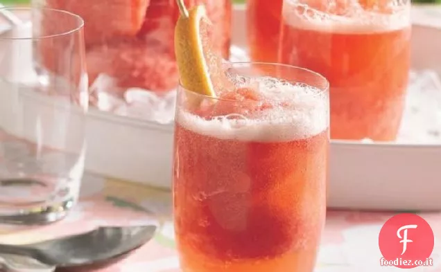 Granita di fragole e agrumi