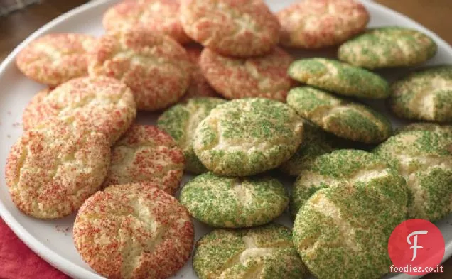 Snickerdoodles di Natale (quantità di scambio di biscotti)