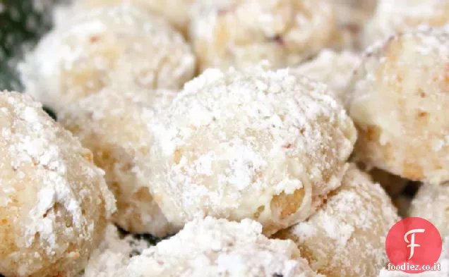 Palline di pecan al burro rosolato di zucchero