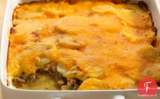 Gratin di patate e carne macinata