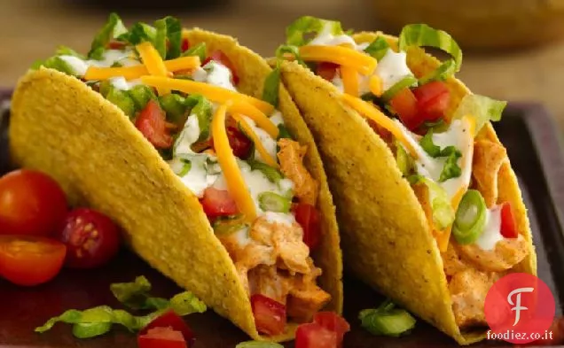 Tacos del ranch del pollo