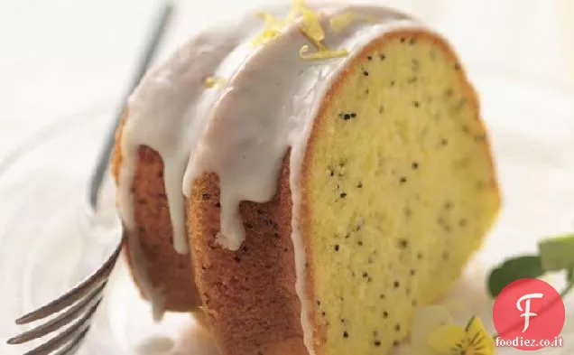 Torta di semi di limone e papavero