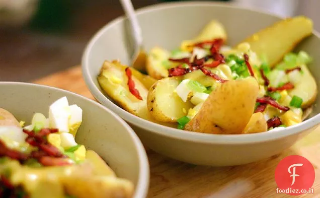 Insalata di patate con vinaigrette di senape di sherry