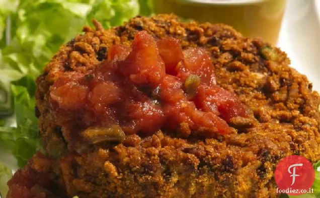 Torte di fagioli rossi e riso
