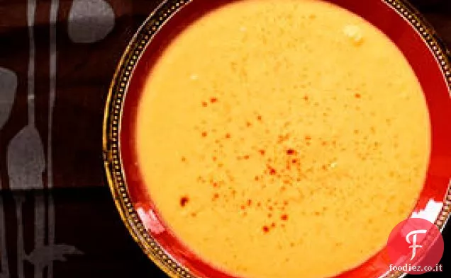 Paprika affumicata e zuppa di rutabaga