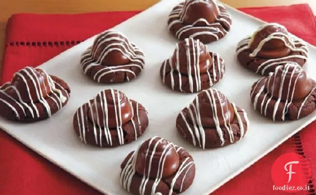 Biscotti di ciliegie ricoperti di cioccolato