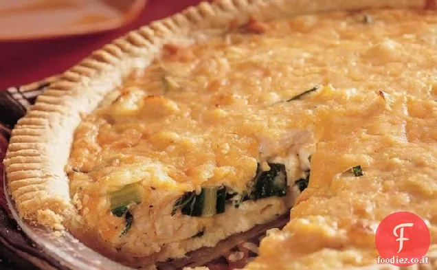 Cavoli verdi e quiche di tacchino