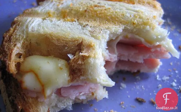 Panini al prosciutto, pollo e Cheddar con Senape all'albicocca