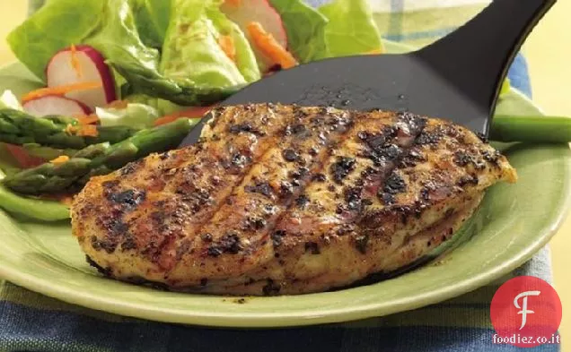 Salvia e aglio Petti di pollo alla griglia
