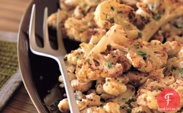 Cavolfiore con burro di senape e limone