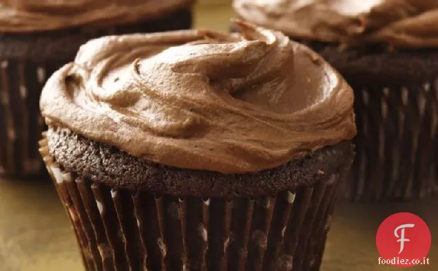 Cupcakes al cioccolato con panna acida